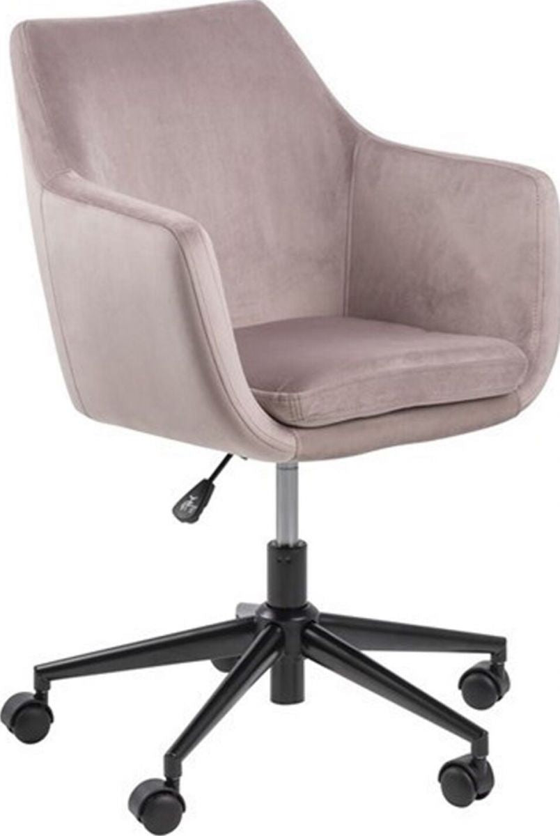 Office Chair Nora | size: Width: 58cm, Height: 91cm, Depth: 58cm | color: Pink | image: 1 | variant: 1005289