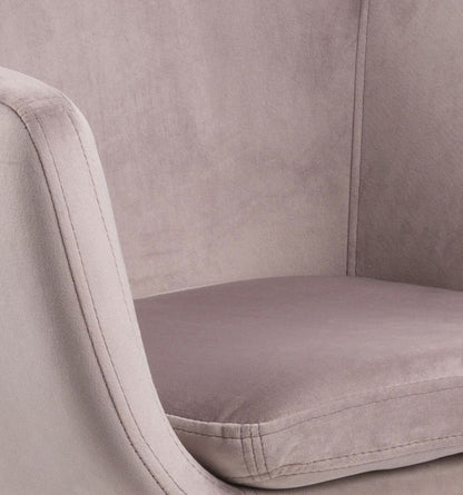 Office Chair Nora | size: Width: 58cm, Height: 91cm, Depth: 58cm | color: Pink | image: 3 | variant: 1005289