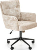 Office Chair Novara | size: Width: 59cm, Height: 102cm, Depth: 70cm | color: Beige | image: 1 | variant: 1002890