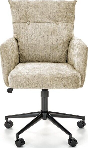 Office Chair Novara | size: Width: 59cm, Height: 102cm, Depth: 70cm | color: Beige | image: 2 | variant: 1002890