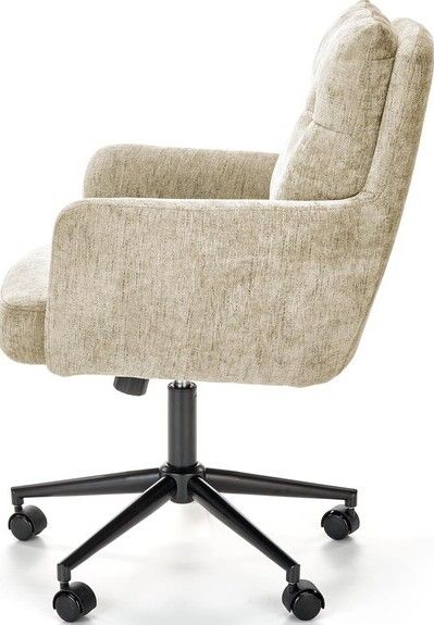 Office Chair Novara | size: Width: 59cm, Height: 102cm, Depth: 70cm | color: Beige | image: 3 | variant: 1002890