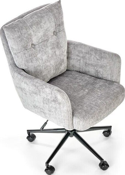Office Chair Novara | size: Width: 59cm, Height: 102cm, Depth: 70cm | color: Gray | image: 4 | variant: 1002889