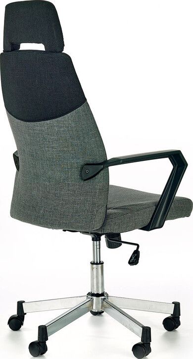 Office Chair Olaf | size: Width: 58cm, Height: 121cm, Depth: 59cm | color: Gray | image: 2 | variant: 1011548
