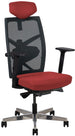 Office Chair Pembroke | size: Width: 70cm, Height: 128cm, Depth: 70cm | color: Red | image: 1 | variant: 1001288