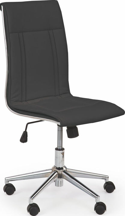 Office Chair Portos | size: Width: 44cm, Height: 107cm, Depth: 46cm | color: Black | image: 1 | variant: 1012526