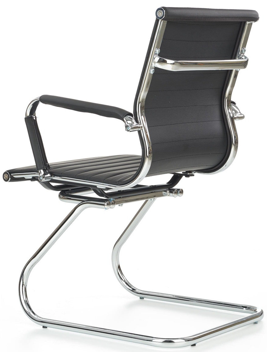 Office Chair Prestatyn | size: Width: 61cm, Height: 88cm, Depth: 55cm | color: Black | image: 3 | variant: 1007481
