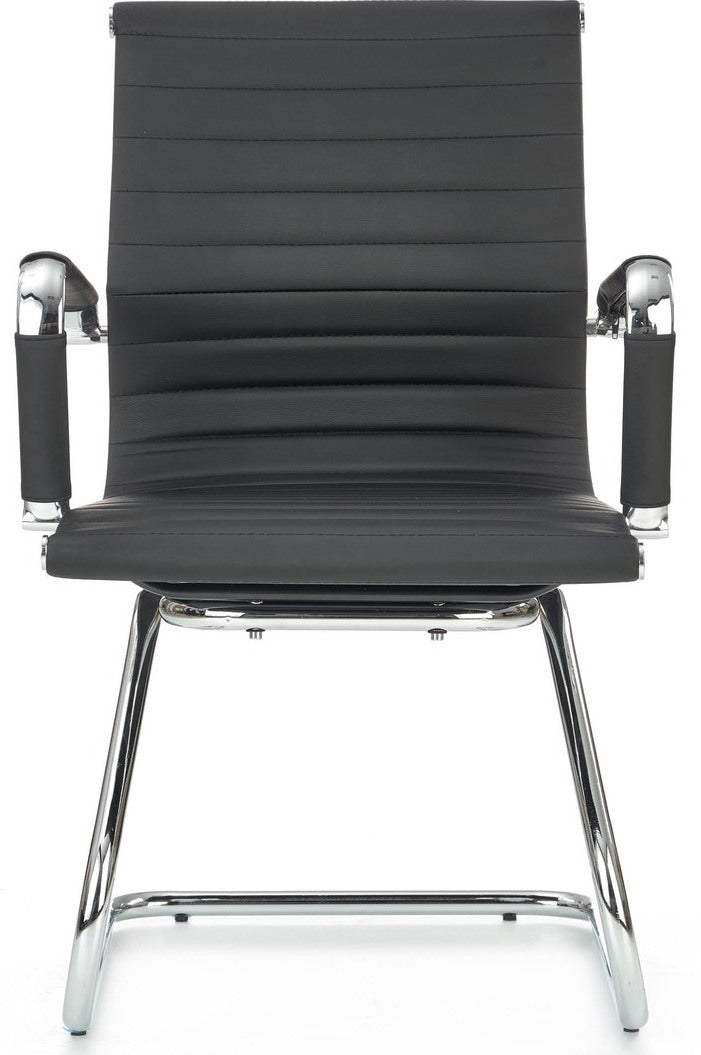 Office Chair Prestatyn | size: Width: 61cm, Height: 88cm, Depth: 55cm | color: Black | image: 4 | variant: 1007481