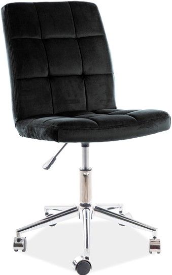 Office Chair Q-020 1 | size: Width: 45cm, Height: 97cm, Depth: 40cm | color: Black | image: 1 | variant: 1005392