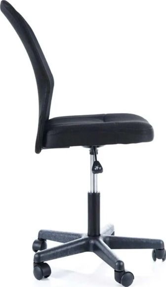 Office Chair Q-121 | size: Width: 41cm, Height: 74-86cm, Depth: 41cm | color: Black | image: 3 | variant: 1011525