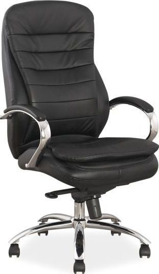 Office Chair Q-154 | size: Width: 65cm, Height: 116-122cm, Depth: 53cm | color: Black | image: 1 | variant: 1005425