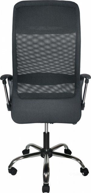 Office Chair Q-345 | size: Width: 62cm, Height: 118-128cm, Depth: 49cm | color: Black | image: 4 | variant: 1005432