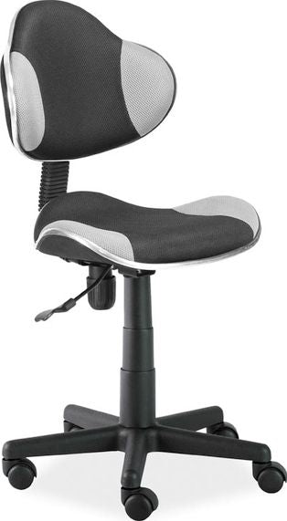 Office Chair Q-G2 | size: Width: 48cm, Height: 80-92cm, Depth: 41cm | color: Black/Grey | image: 1 | variant: 1005439