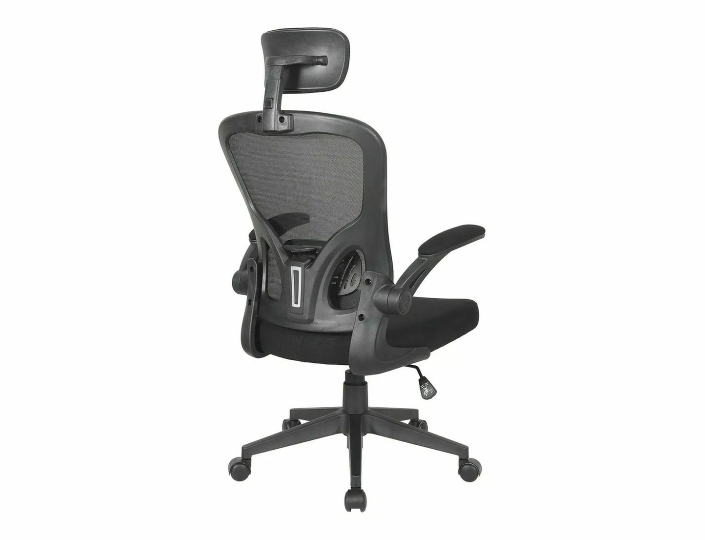 Office Chair Q060 | size: Width: 66cm, Height: 126cm, Depth: 50cm | color: Black | image: 1 | variant: 1017836