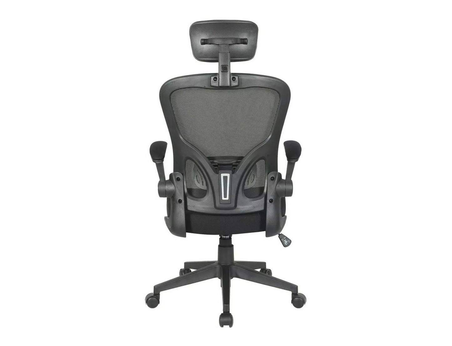 Office Chair Q060 | size: Width: 66cm, Height: 126cm, Depth: 50cm | color: Black | image: 4 | variant: 1017836