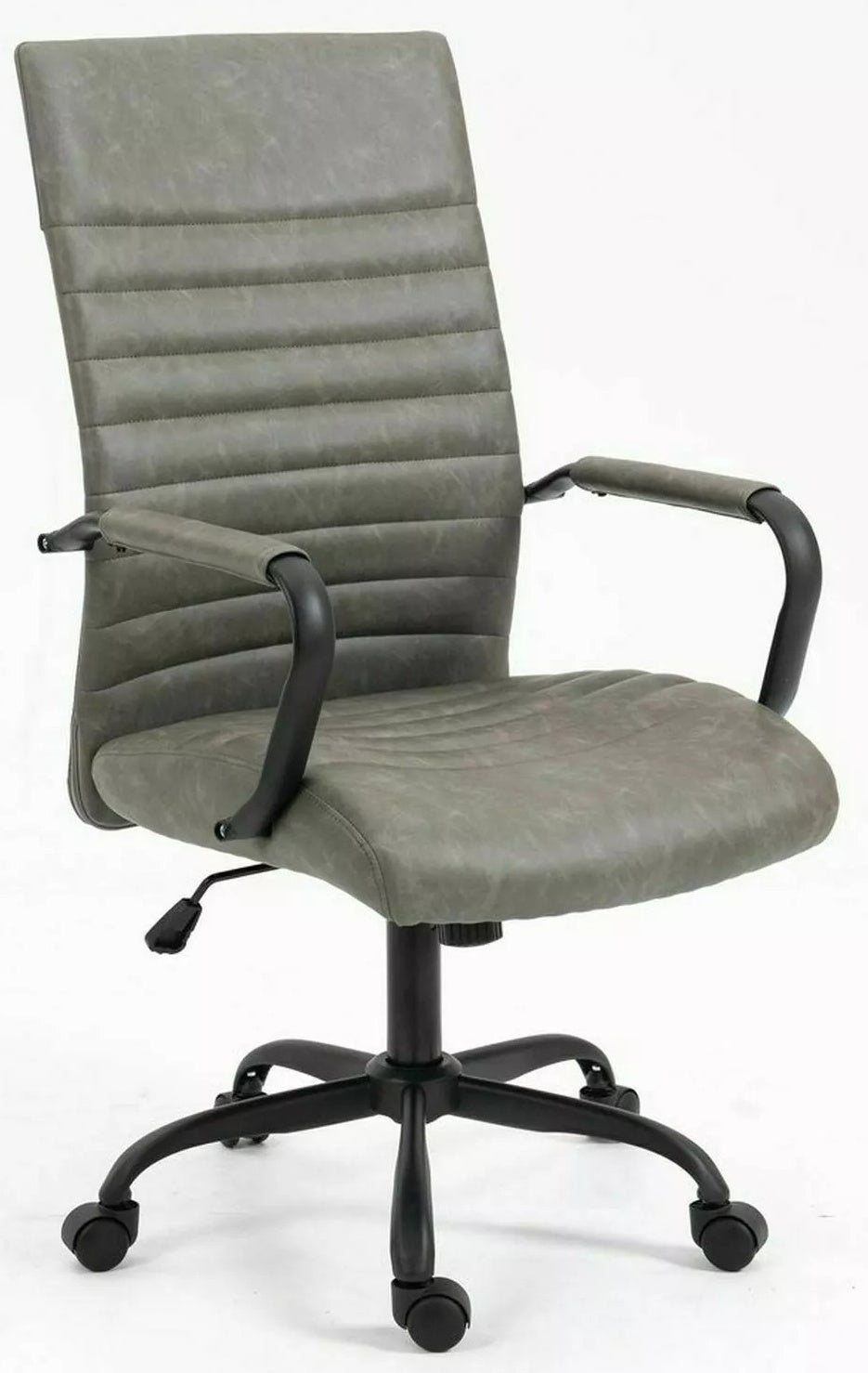 Office Chair Q306 | size: Width: 68cm, Height: 116cm, Depth: 51cm | color: Gray | image: 0 | variant: 1005447