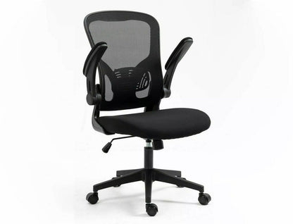 Office Chair Q333 | size: Width: 65cm, Height: 110cm, Depth: 47cm | color: Black | image: 2 | variant: 1005462
