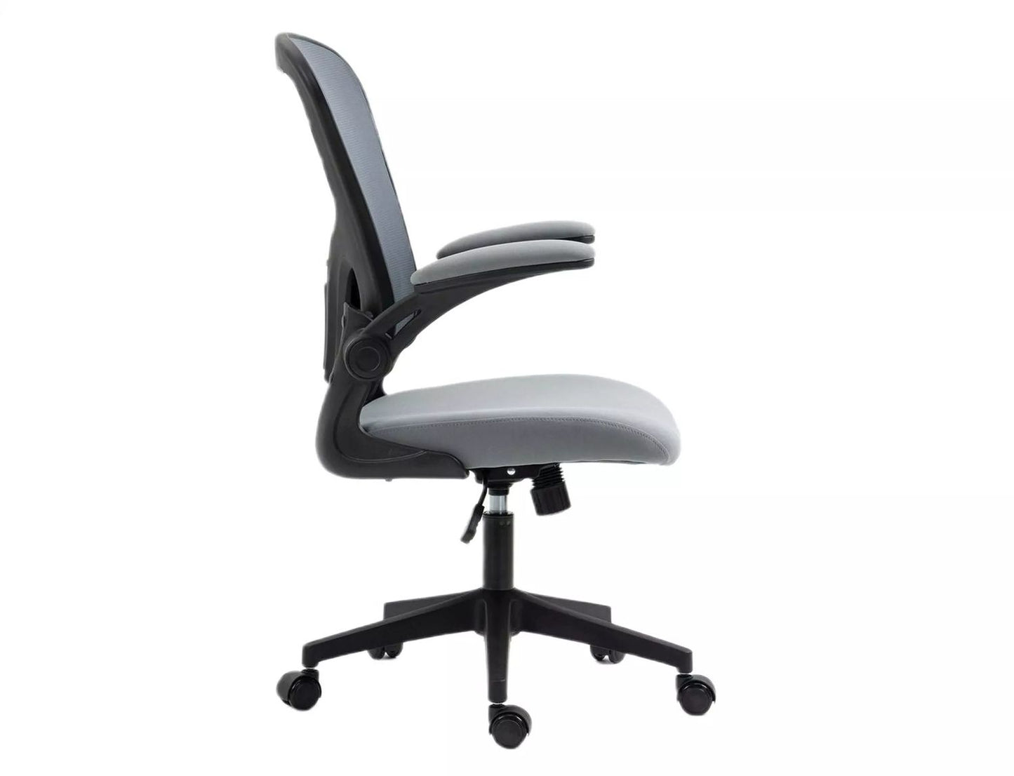 Office Chair Q333 | size: Width: 65cm, Height: 110cm, Depth: 47cm | color: Gray | image: 2 | variant: 1005463
