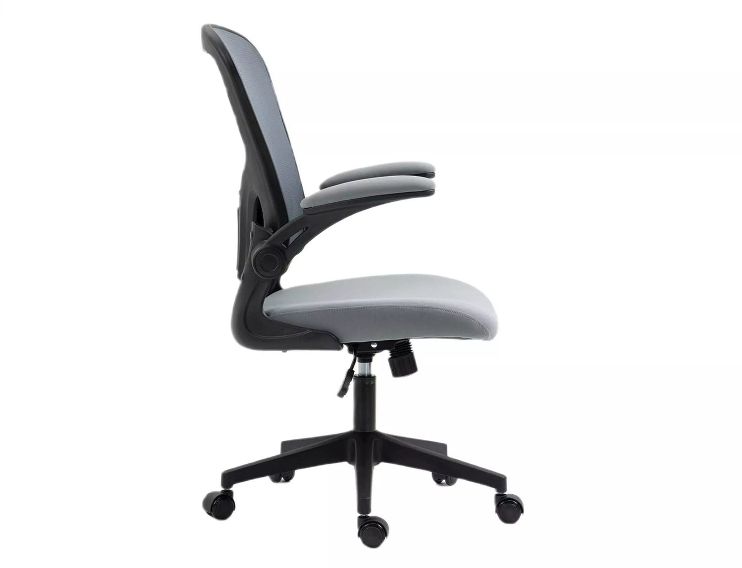 Office Chair Q333 | size: Width: 65cm, Height: 110cm, Depth: 47cm | color: Gray | image: 2 | variant: 1005463