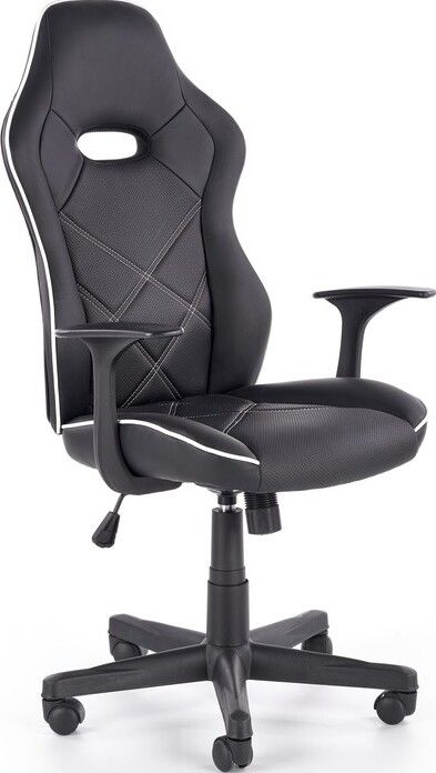 Office Chair Rambler | size: Width: 67cm, Height: 125cm, Depth: 72cm | color: Black | image: 1 | variant: 1011621