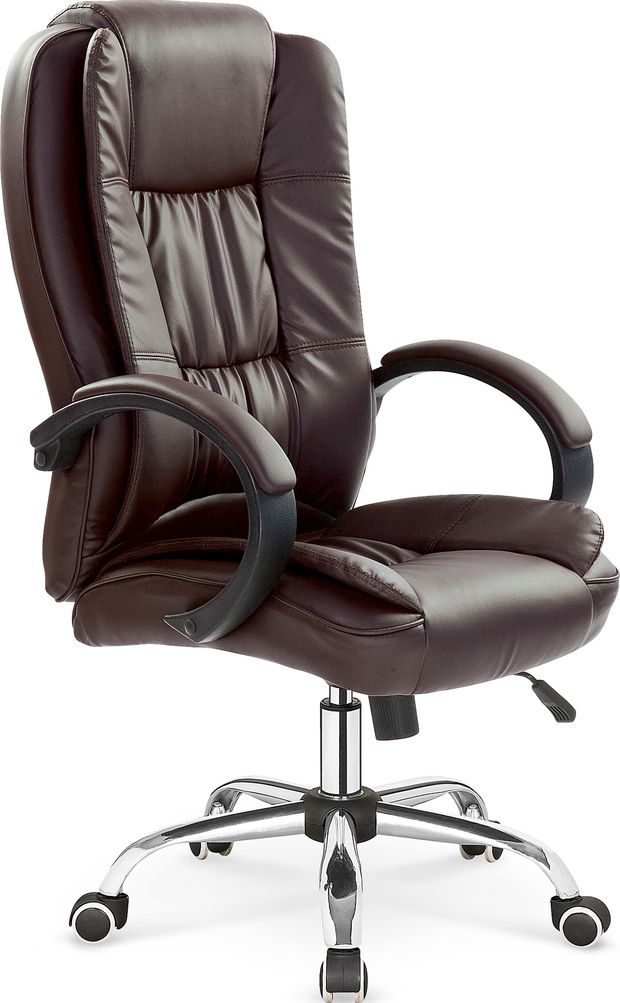 Office Chair Relax | size: Width: 64cm, Height: 118cm, Depth: 75cm | color: Brown | image: 1 | variant: 1005151