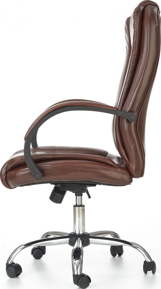 Office Chair Relax | size: Width: 64cm, Height: 118cm, Depth: 75cm | color: Brown | image: 2 | variant: 1005151