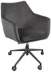 Office Chair Rhyl | size: Width: 58cm, Height: 91cm, Depth: 58cm | color: Gray | image: 1 | variant: 1001207
