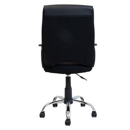 Office Chair Roby | size: Width: 64cm, Height: 112cm, Depth: 58.5cm | color: Black | image: 3 | variant: 1017847