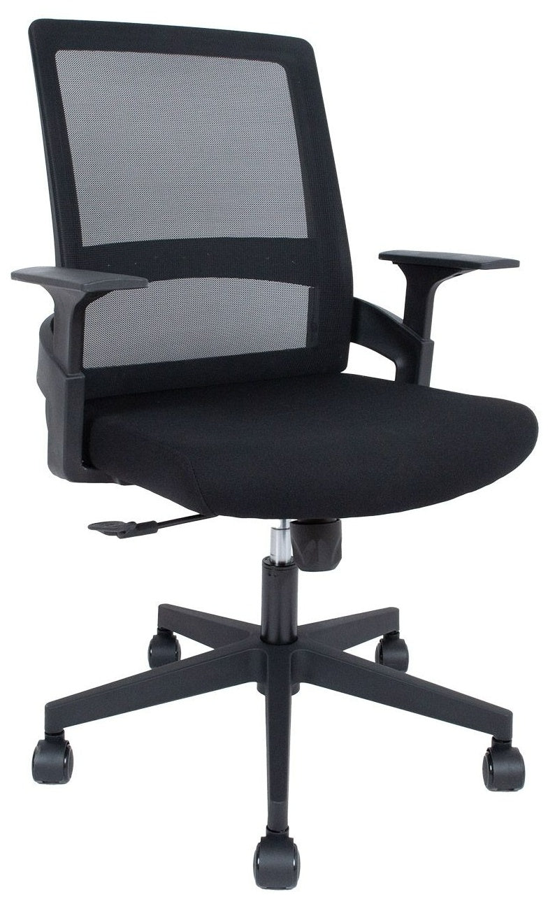 Office Chair Rock | size: Width: 68cm, Height: 103cm, Depth: 63cm | color: Black | image: 0 | variant: 1017842