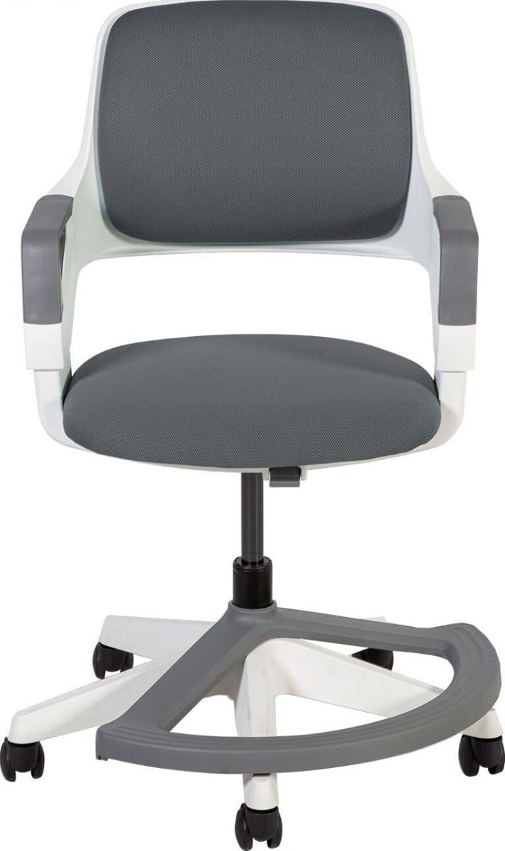Office Chair Rookee | size: Width: 64cm, Height: 76-93cm, Depth: 64cm | color: Gray | image: 2 | variant: 1005310