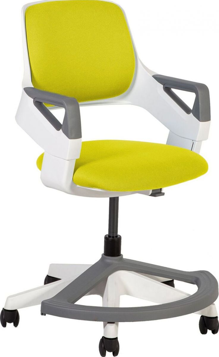 Office Chair Rookee | size: Width: 64cm, Height: 76-93cm, Depth: 64cm | color: Yellow | image: 1 | variant: 1005308