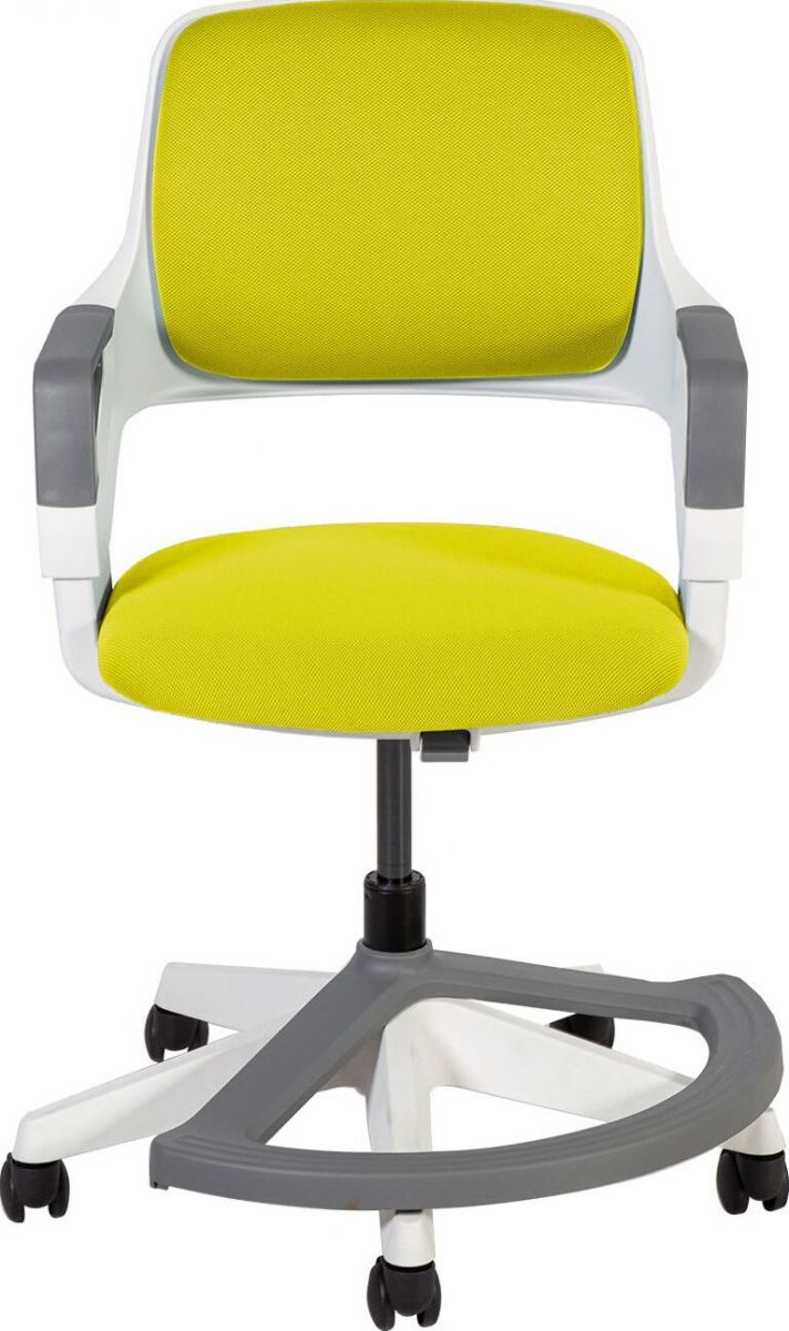Office Chair Rookee | size: Width: 64cm, Height: 76-93cm, Depth: 64cm | color: Yellow | image: 2 | variant: 1005308