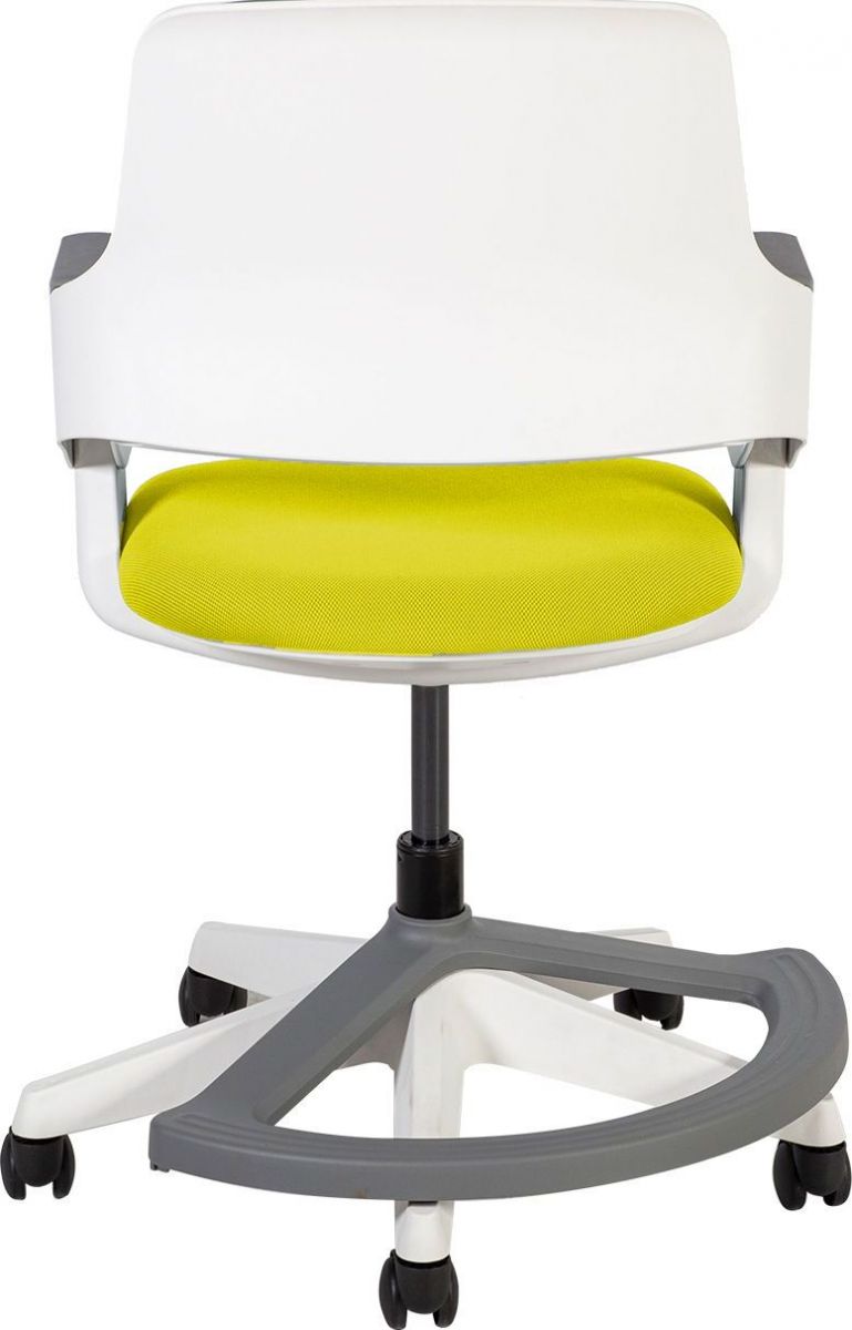 Office Chair Rookee | size: Width: 64cm, Height: 76-93cm, Depth: 64cm | color: Yellow | image: 4 | variant: 1005308