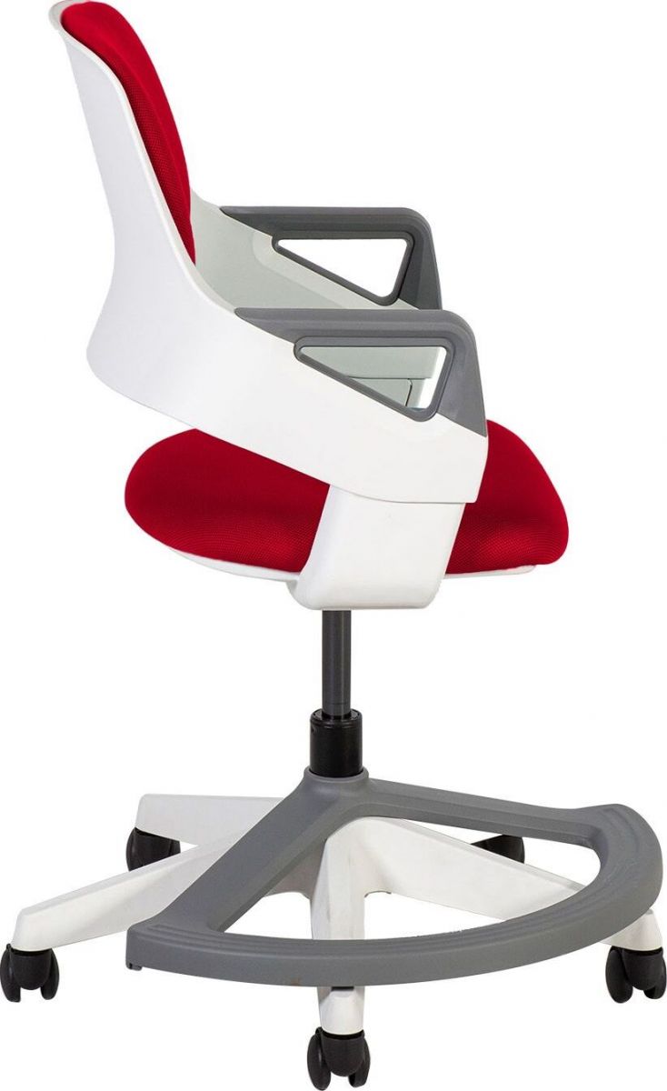 Office Chair Rookee | size: Width: 64cm, Height: 93cm, Depth: 64cm | color: Red | image: 3 | variant: 1005311