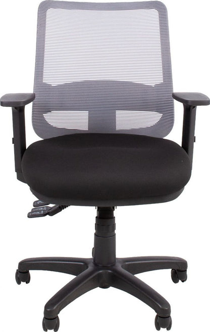 Office Chair Saga 1 | size: Width: 65.5cm, Height: 94.5-114cm, Depth: 64cm | color: Gray | image: 2 | variant: 1011582
