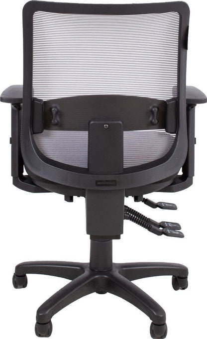 Office Chair Saga 1 | size: Width: 65.5cm, Height: 94.5-114cm, Depth: 64cm | color: Gray | image: 5 | variant: 1011582