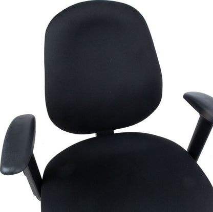 Office Chair Saga | size: Width: 64cm, Height: 95.5-115cm, Depth: 64cm | color: Black | image: 6 | variant: 1005314