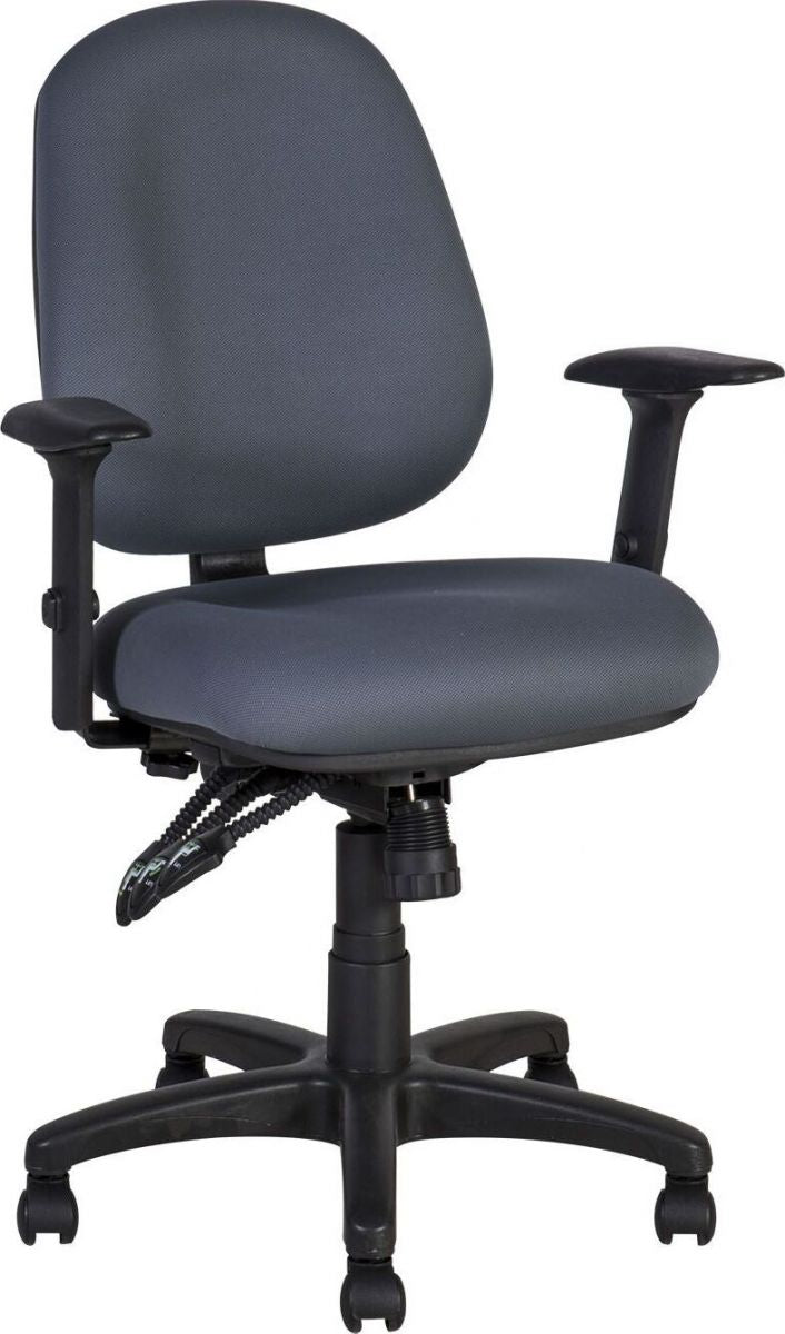 Office Chair Saga | size: Width: 64cm, Height: 95.5-115cm, Depth: 64cm | color: Blue | image: 1 | variant: 1005313