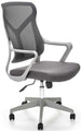 Office Chair Santo | size: Width: 61cm, Height: 114cm, Depth: 67cm | color: Gray | image: 1 | variant: 1005162