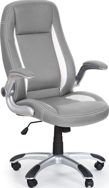 Office Chair Saturn | size: Width: 67cm, Height: 120cm, Depth: 65cm | color: Gray | image: 1 | variant: 1005157