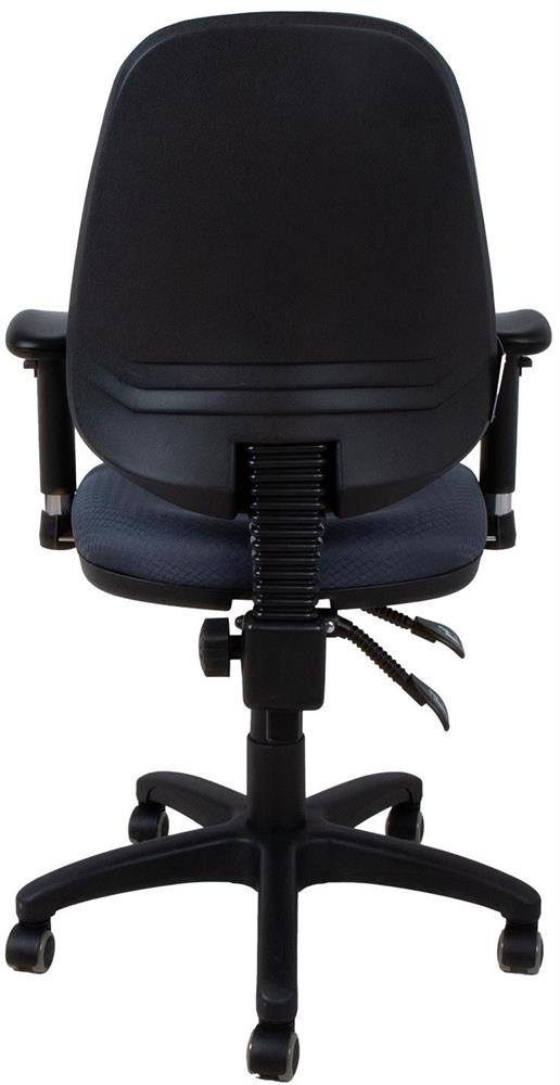 Office Chair Savona 1 | size: Width: 65cm, Height: 108cm, Depth: 47cm | color: Black/Blue | image: 4 | variant: 1017529