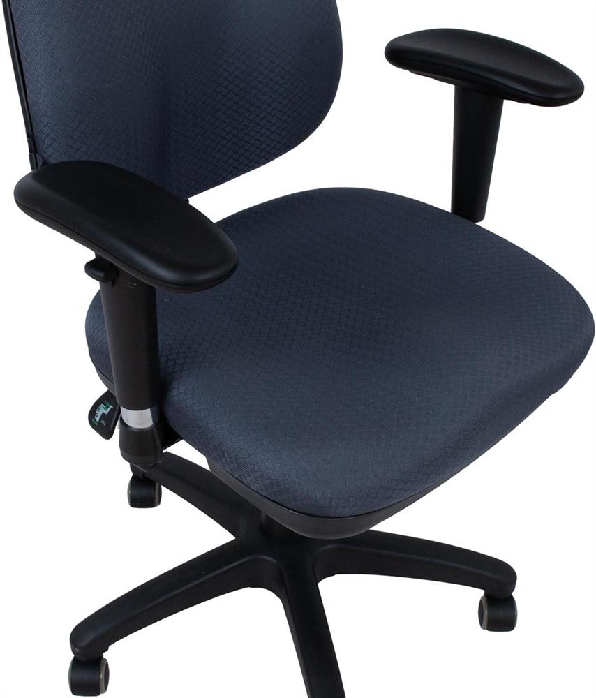 Office Chair Savona 1 | size: Width: 65cm, Height: 108cm, Depth: 47cm | color: Black/Blue | image: 6 | variant: 1017529
