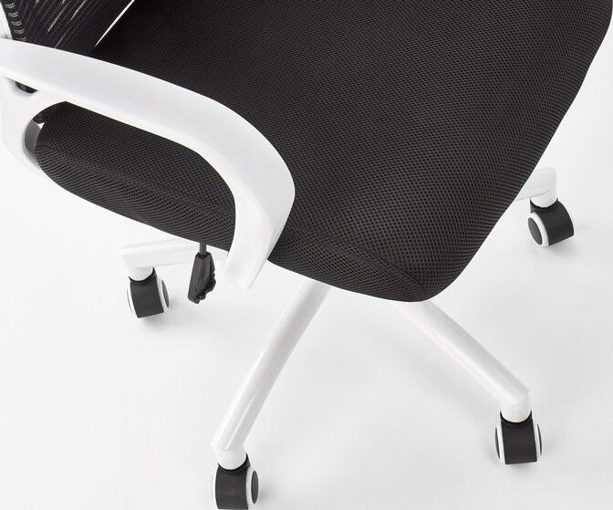 Office Chair Socket | size: Width: 61cm, Height: 118cm, Depth: 68cm | color: Black | image: 7 | variant: 1011969