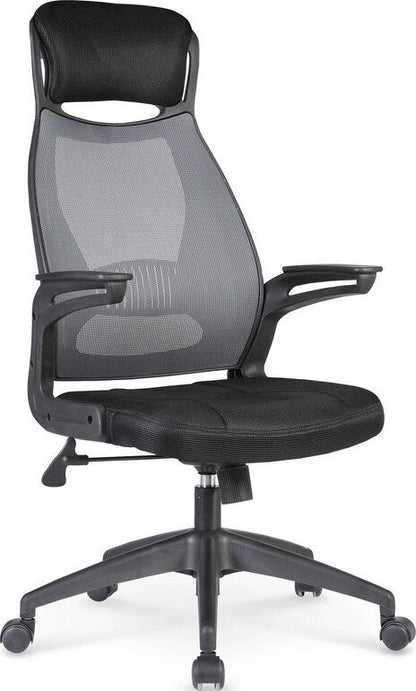 Office Chair Solaris | size: Width: 58cm, Height: 124cm, Depth: 62cm | color: Gray | image: 1 | variant: 1011549
