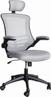 Office Chair St Asaph | size: Width: 51cm, Height: 117-126cm, Depth: 66.5cm | color: Gray | image: 1 | variant: 1001213