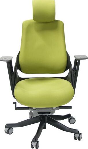 Office Chair St Davids | size: Width: 70cm, Height: 112-129cm, Depth: 70cm | color: Green | image: 2 | variant: 1001268