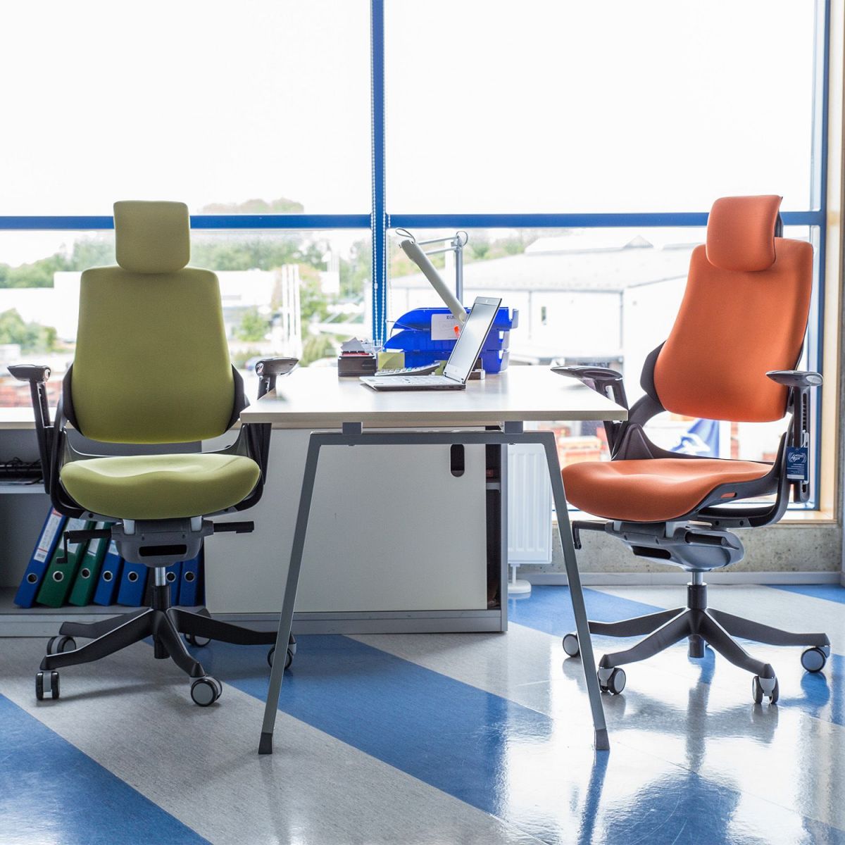 Office Chair St Davids | size: Width: 70cm, Height: 112-129cm, Depth: 70cm | color: Orange | image: 5 | variant: 1001266