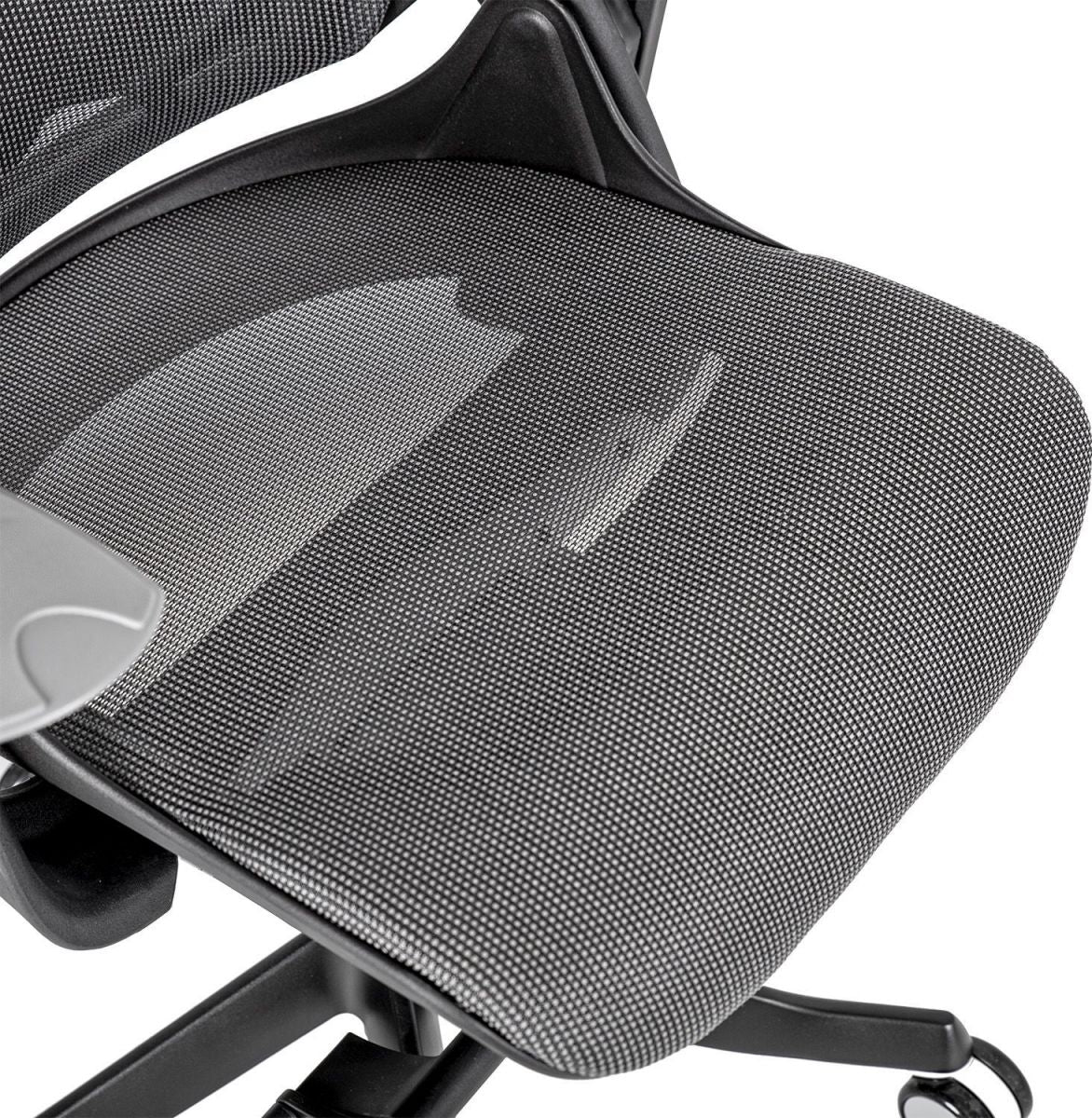 Office Chair St Davids | size: Width: 70cm, Height: 112-129cm, Depth: 70cm | color: Transparent/Black | image: 5 | variant: 1001265