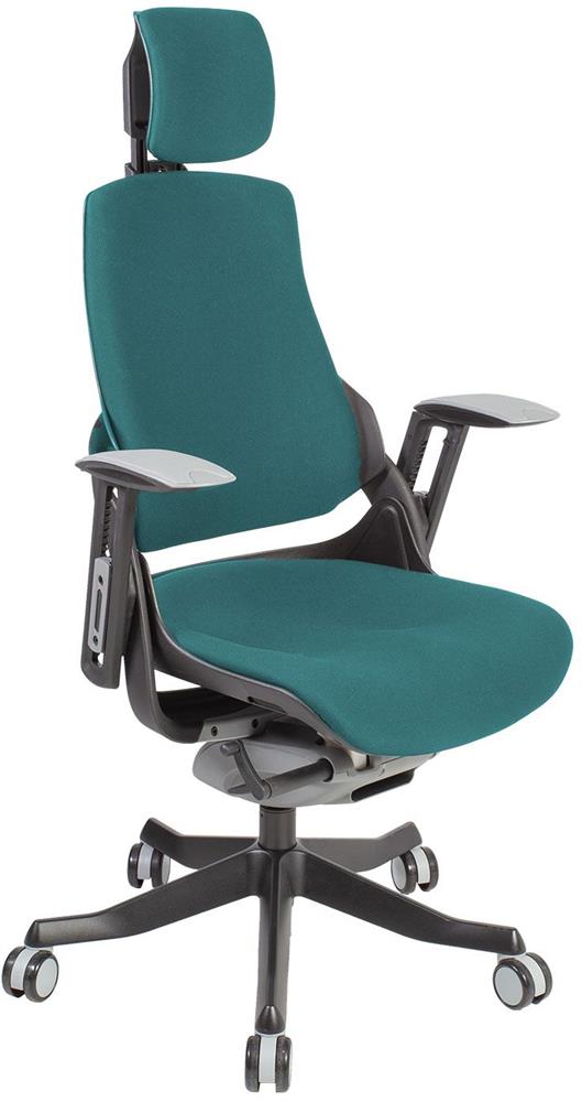 Office Chair St Davids | size: Width: 70cm, Height: 129cm, Depth: 70cm | color: Blue | image: 1 | variant: 1001272