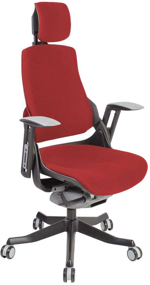 Office Chair St Davids | size: Width: 70cm, Height: 129cm, Depth: 70cm | color: Red | image: 1 | variant: 1001274
