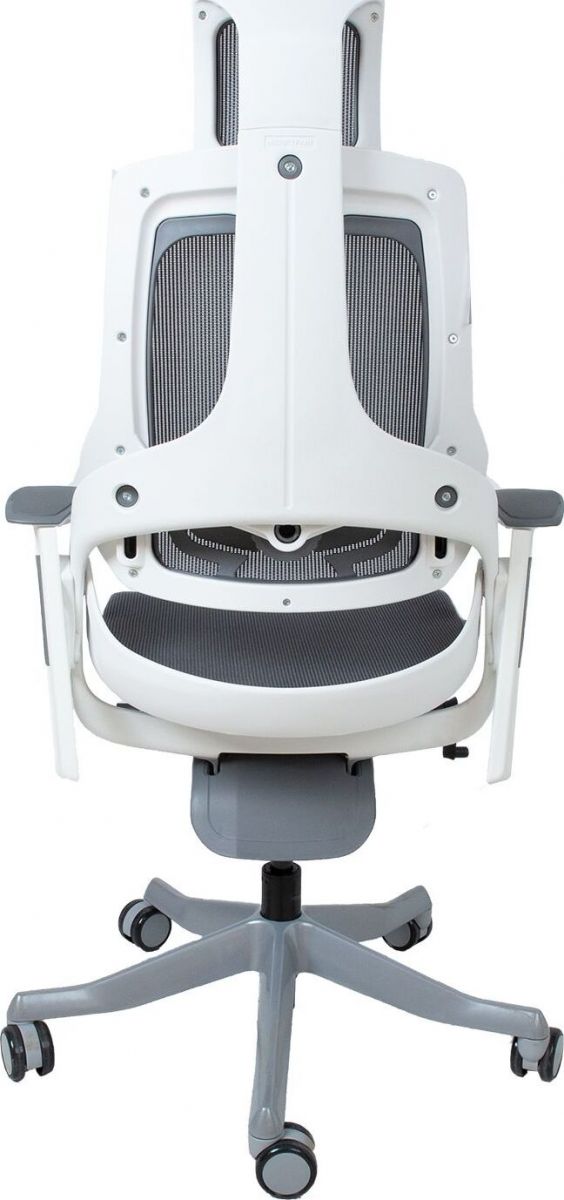 Office Chair St Davids | size: Width: 70cm, Height: 129cm, Depth: 70cm | color: White/Grey | image: 5 | variant: 1001271